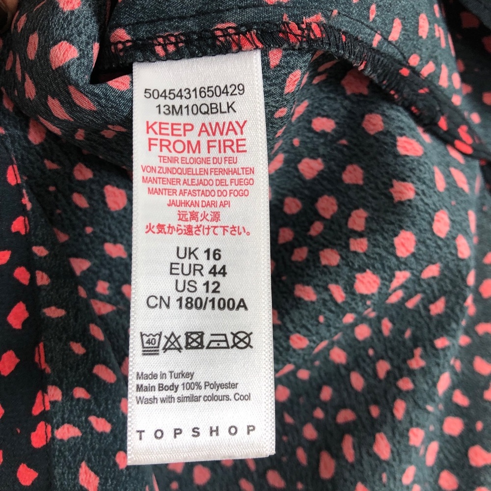 Topshop Button Down Blouse With Front Pockets - image 6